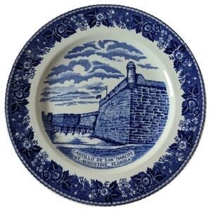 Vintage Castillo de San Marcos Decorative Plate - 6.5"